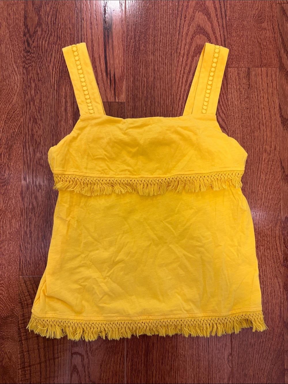 J. Crew Fringe Tank Top